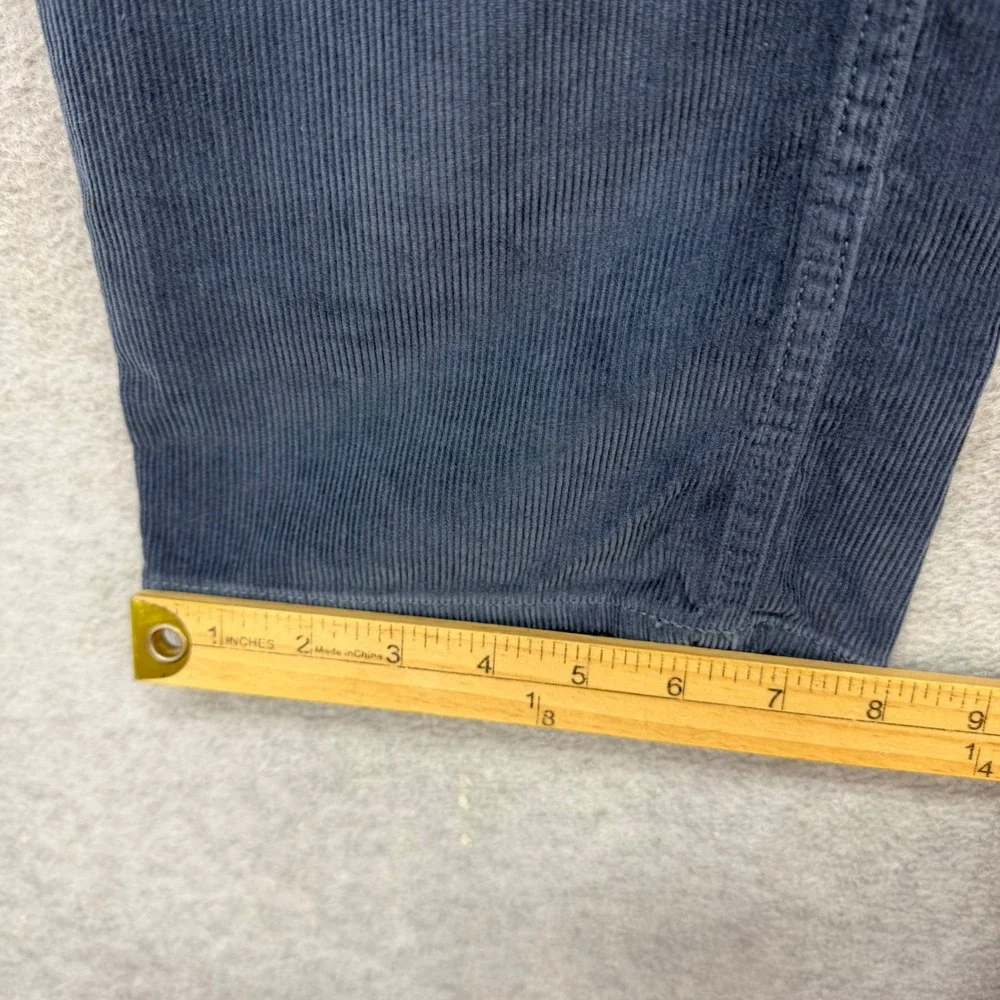 Banana Republic Corduroy Pants Mens 33x34 Blue Pima Cotton Cords Distressed‎